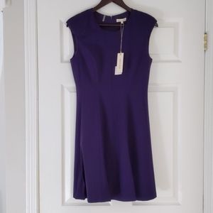 NWT Rebecca Taylor Caley Dress in Aubergine